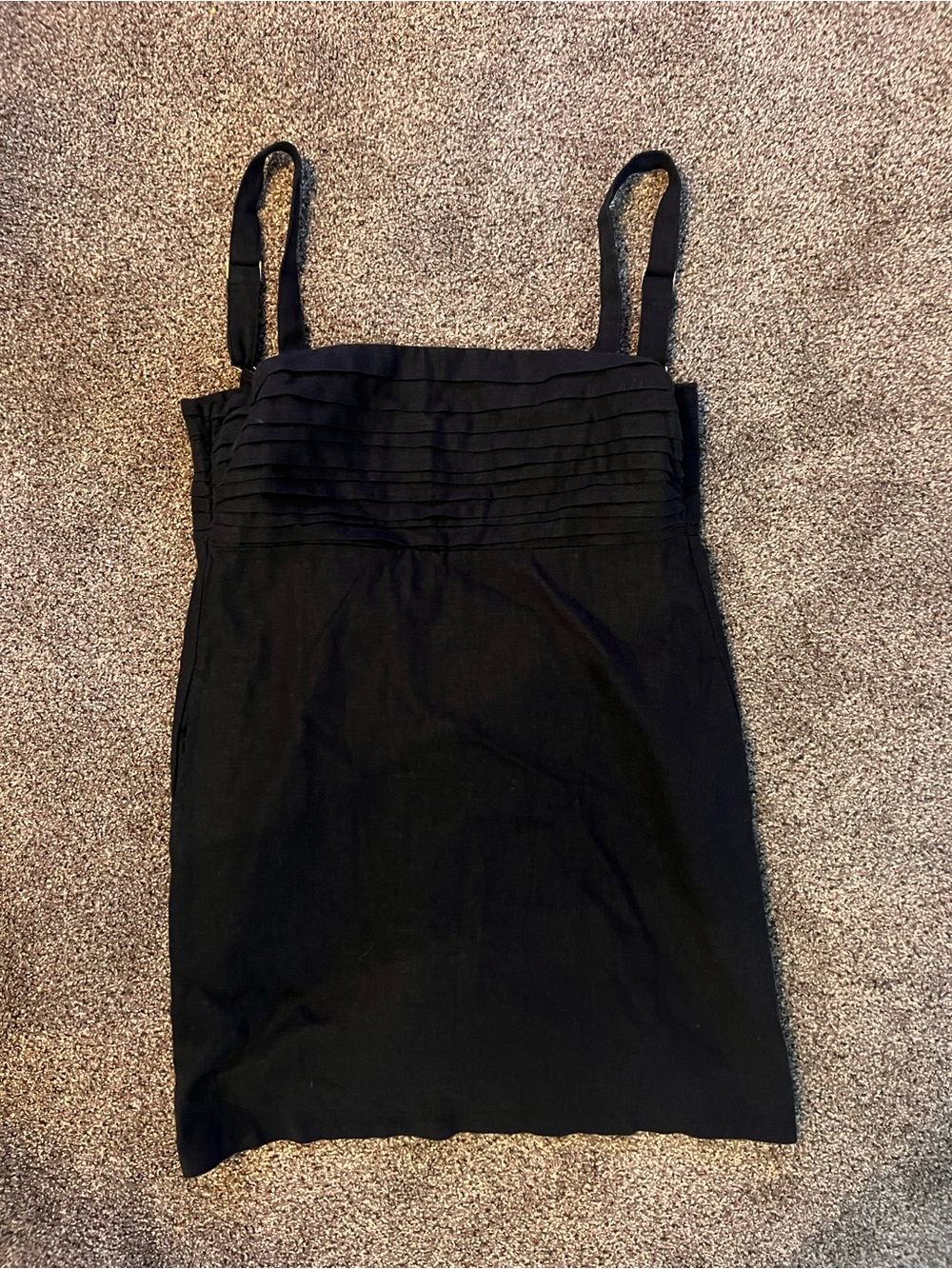 Abercrombie & Fitch Black Ribbed Bodice Mini Skort